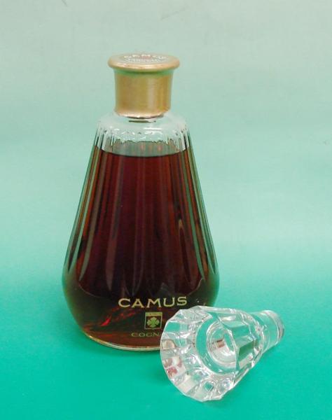 カラフェ バカラ カミュ クリスタルボトル 未開栓CAMUS 替栓付 希少 古