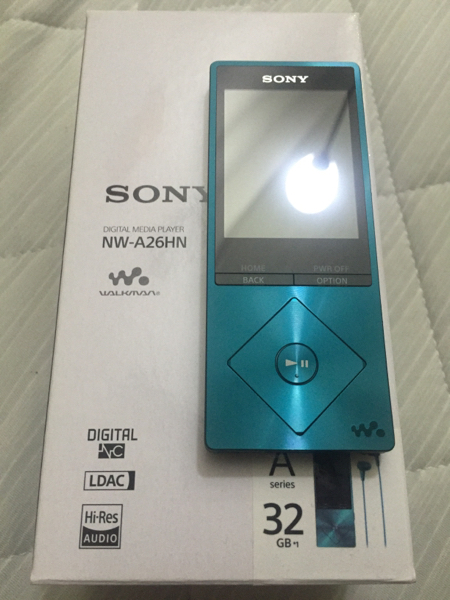 中古・美品SONY WALKMAN NW-A26HN ビリジアンブルー 32GB 中古・美品SONY WALKMAN NW-A26HN ビリジアンブルー 32GB