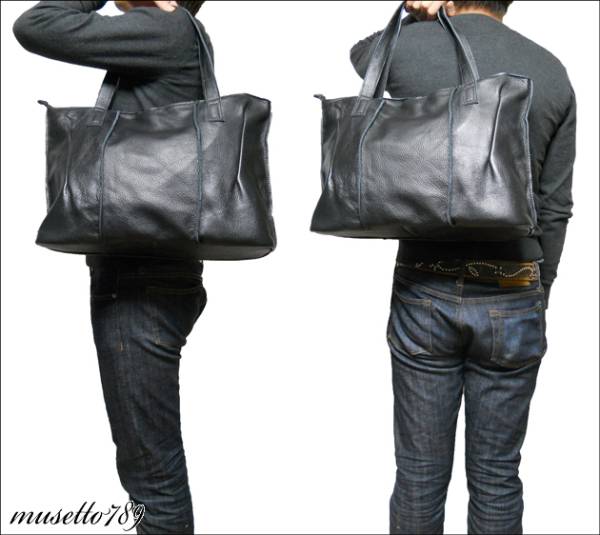 全本牛革!少し訳◆大容量 バッファローレザートートバッグ◆701h