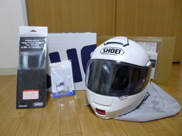 SHOEI NEOTEC(ネオテック)Lサイズ ルミナスホワイト　美品