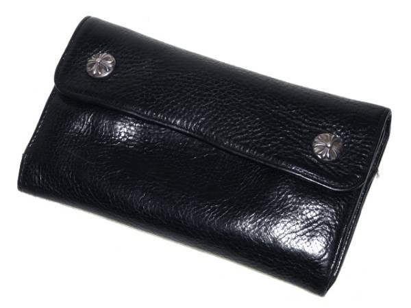 3/31価格改定】美品 CHROME HEARTS クロムハーツ ウェーブウォレット 