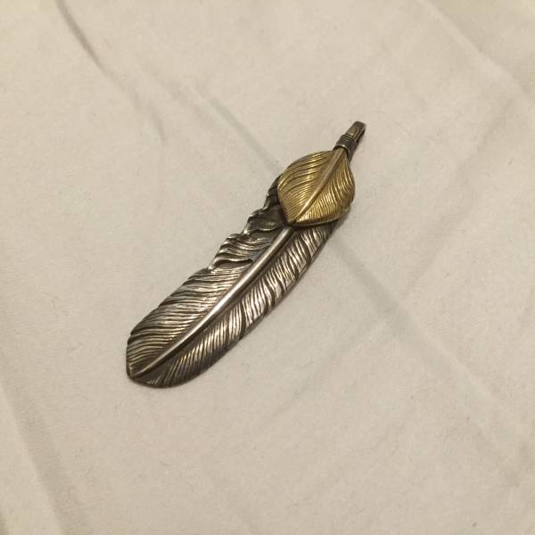 tady&king ネックレス フェザー goro's 上金 L 美品 3代目 jsb