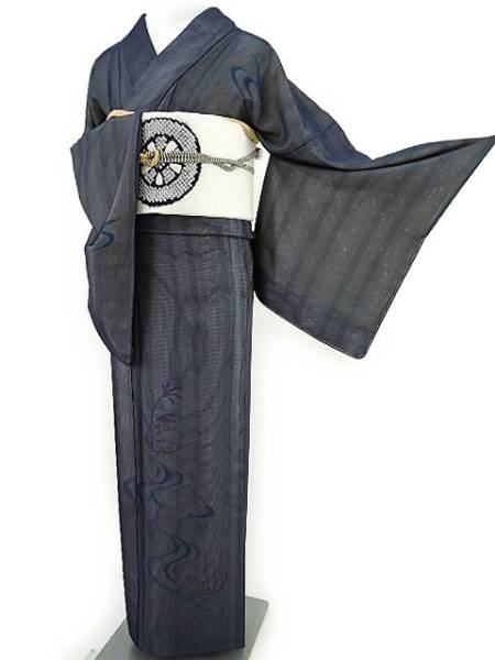 ゆめsaku 新品 紗袷“透き通る夏の幻想”訪問着 y-97　