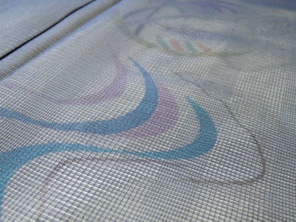 ゆめsaku 新品 紗袷“透き通る夏の幻想”訪問着 y-97　