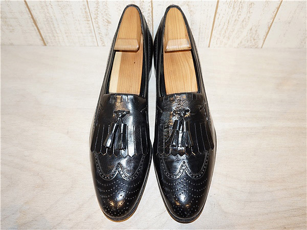 フローシャイム(FLORSHEIM)タッセルローファー/黒/26cm/I60801