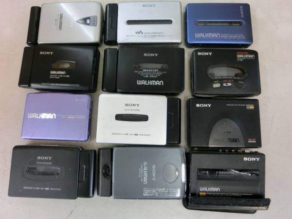 SONY WALKMAN カセットプレーヤー 3台セット まとめ ☆SONY カセットウォークマン 12点セット☆ ポータブルプレーヤー