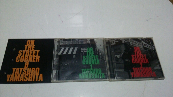 CD山下達郎on the street corner 0紙ジャケット プラスチック2 3