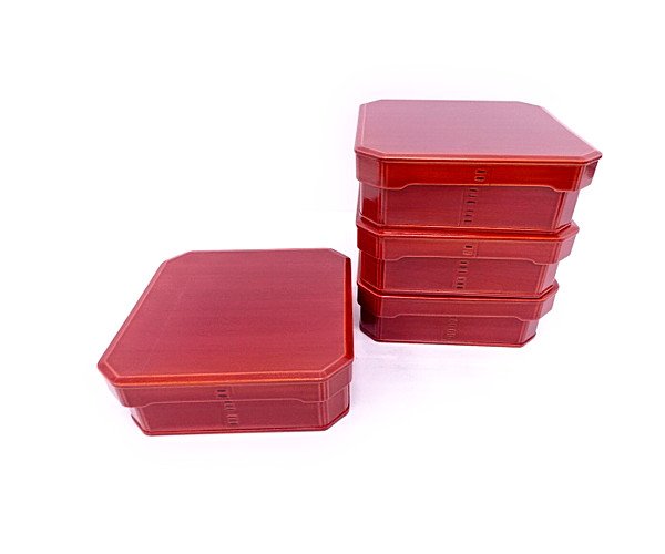 03330# 【1円～】春慶塗大徳寺縁高4客揃