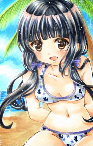 ガールフレンド 仮 真白透子 手描きイラスト 水着 手描きイラスト 売買されたオークション情報 Yahooの商品情報をアーカイブ公開 オークファン Aucfan Com