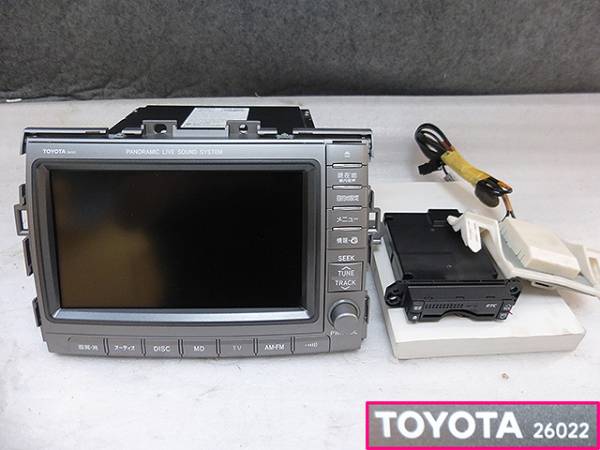 トヨタ エスティマ ACR50W 純正ナビ 26022 連動ETC付 エスティマ HDD