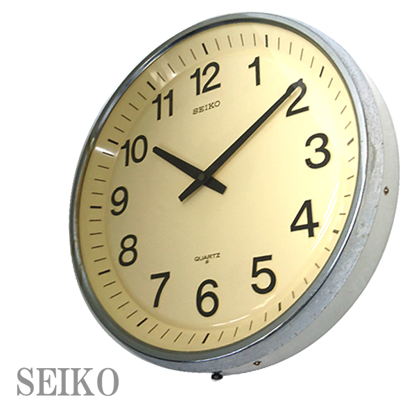 SEIKO セイコー 大型 壁掛け時計 レトロ品 QA506N SEIKO セイコー 大型