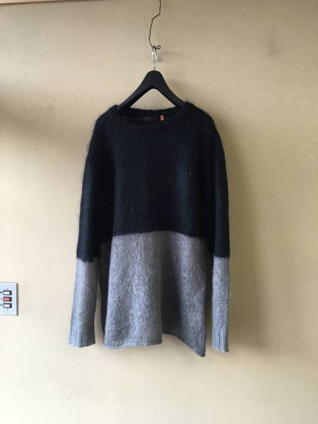 【UnderCoverism/アンダーカバーイズム】バイカラーモヘアニット