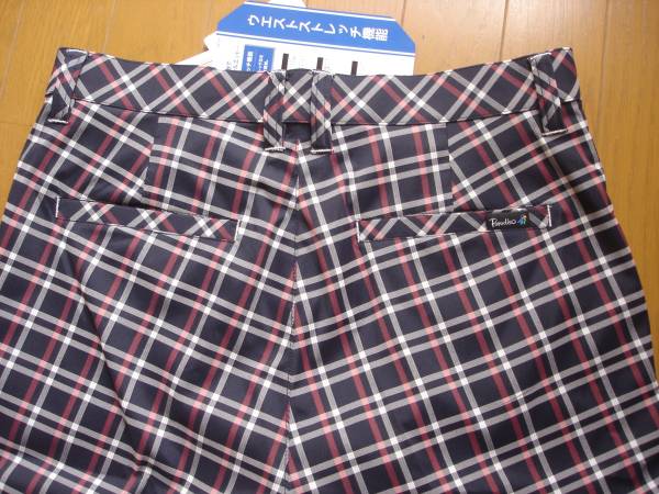 パラディーゾ 79 チェック 吸水ウエストストレッチ楽々パンツ