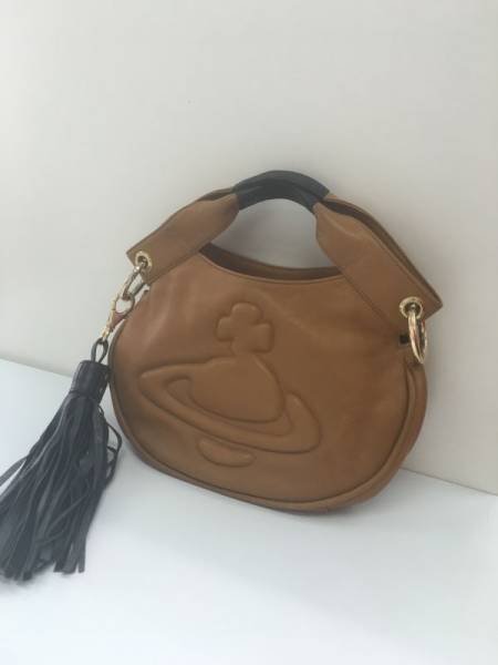 ♪ヴィヴィアンウエストウッド フリンジ付き ハンドバッグ
