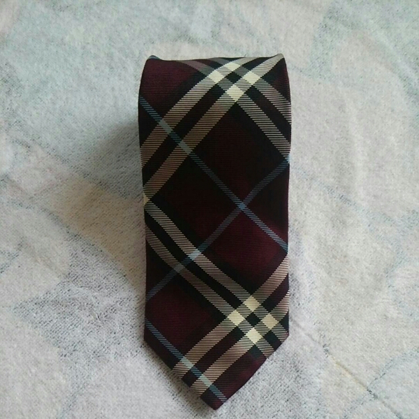 新品未使用バーバリーチェックネクタイブラックレーベルBURBERRY