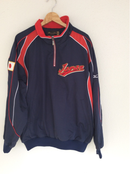 MIZUNO Pro YOKOHAMA BASEBALL TEAM ジャケット ミズノ製 日本代表 ナイロンJKT 野球 sizeO