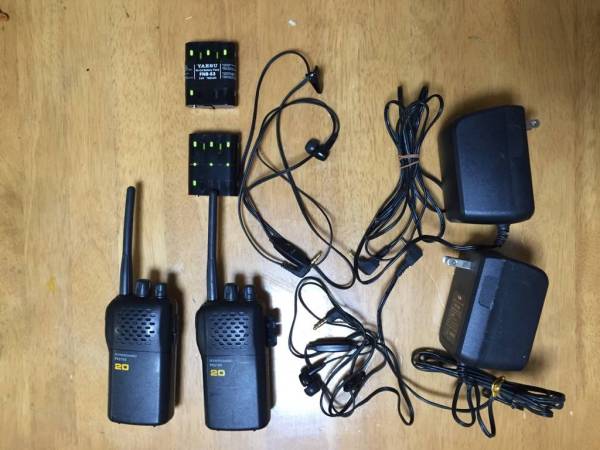 中古品　特定小電力無線電話装置　PK310D ２台セット セット)STANDARD 「PK310D特定小電力小型無線機」2台セット②