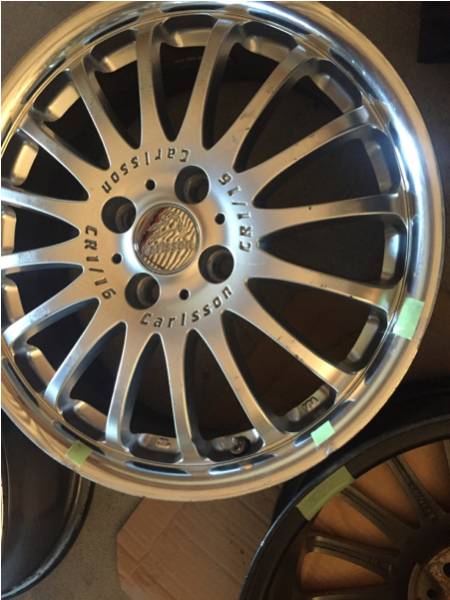 ◇カールソン 4本 PCD100 6J ジャンク 自動車、オートバイ 4穴 【公式