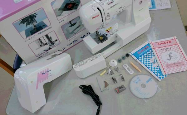 シンガー nui-kiru　SH-316 ★ロックカッター内臓ミシン★超美品