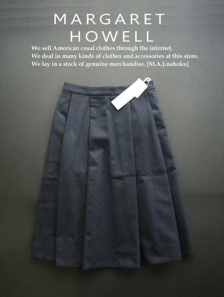 マーガレット・ハウエル スカート ⁄ MARGARET COTTON SILK HOWELL