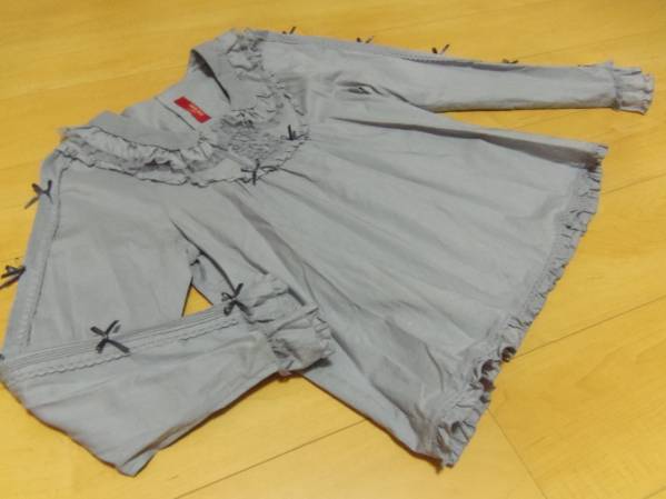 ピンクハウス★ドットチュール付 綿ローンブラウス★ラベンダー