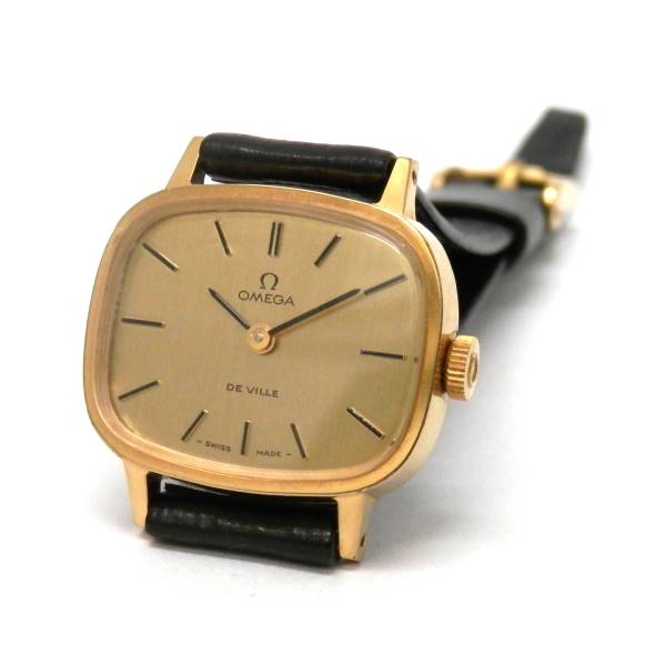 オメガ デビル OMEGA de ville 美品 手巻 レディース 箱付稼働美品OMEGA