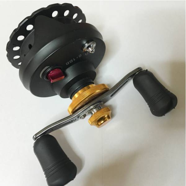 ヘチ リール 黒鯛 筏 落とし込み カセ釣り 187g 左ハンドル チヌ