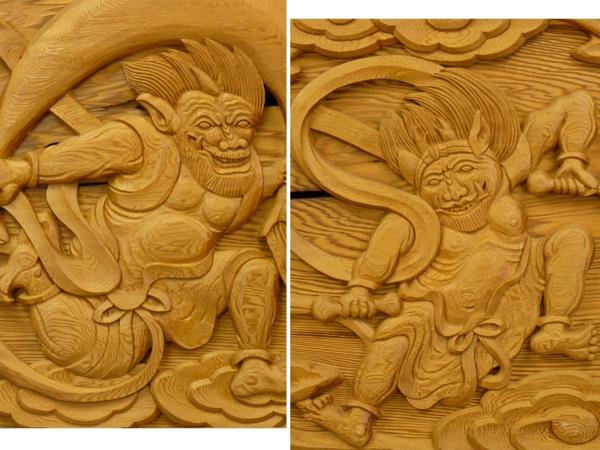 WANDER 国宝 – 仏像・風神雷神像 欄間 三十三間堂 蓮華王院 極厚風神