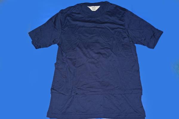 ☆SUNSEA サンシー 半袖Ｔシャツ ２ ネイビー☆