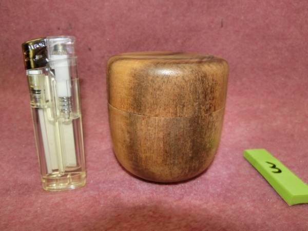 茶道具ー３「黒柿 棗」