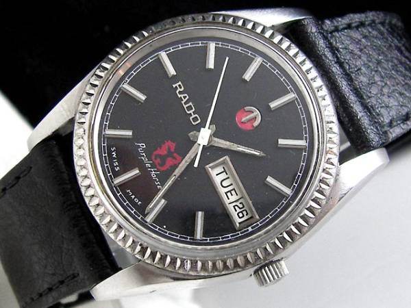 N2 70's スイス Rado ラドー パープルホース アンティーク