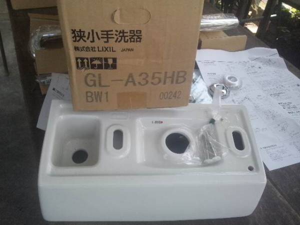 !!LIXIL「狭小手洗器」(GL-A35HB-BW1)