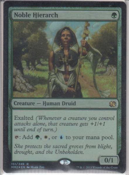 MTG Noble Hierarch 貴族の教主 Foil MM2 英語 MTG 貴族の教主 foil 英