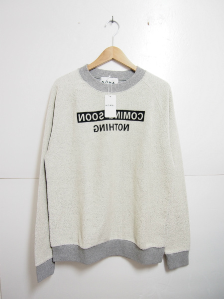 NOMA.t.d. スウェット トレーナー 美品 size:1 NOMA t.d.ノーマティーディー スウェット トレーナー 灰 904G アイテム