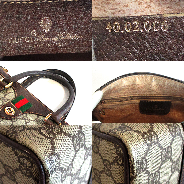 GUCCI グッチ ボストン型 ハンドバッグ 40.02.006 GG 北βW