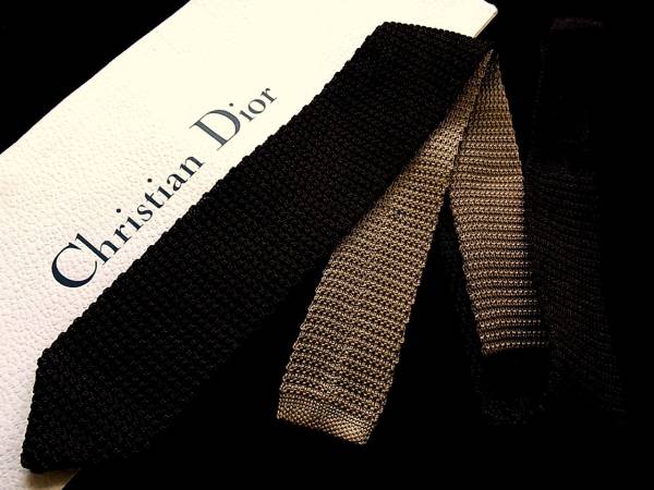 Dior ディオールオム ネクタイ bee ソリッド ナロータイ 黒 楽天市場