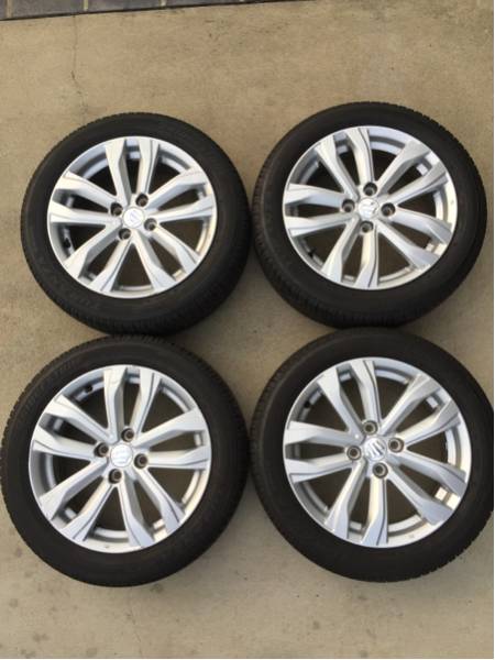 スズキスイフト純正ホイール185/55/R16タイヤはバリ山 お買い得