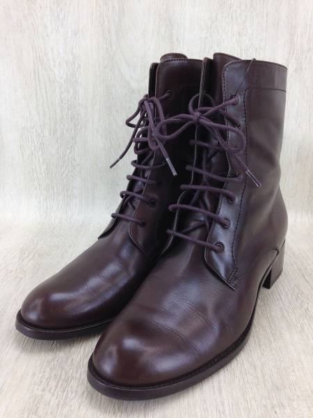 Margaret Howell◆idea/ブーツ/24.5cm/BRW/レザー