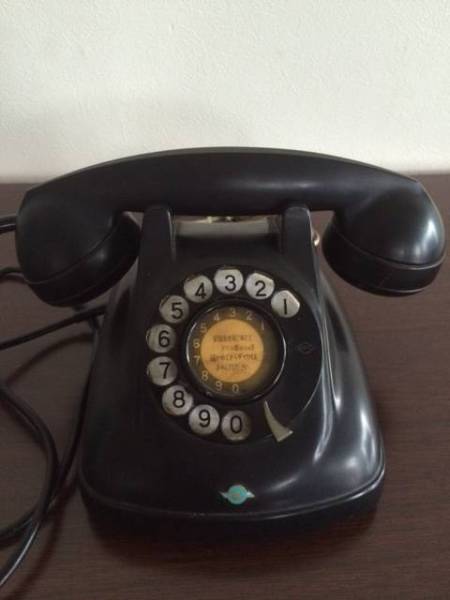 昭和 ◇昭和レトロ・4号黒電話ベル呼出内線用1959年製◇