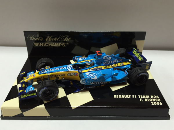 ☆PMA 1/43 ルノー F1 R26 アロンソ 2006 タバコ仕様☆ ルノー R26 F1 完成
