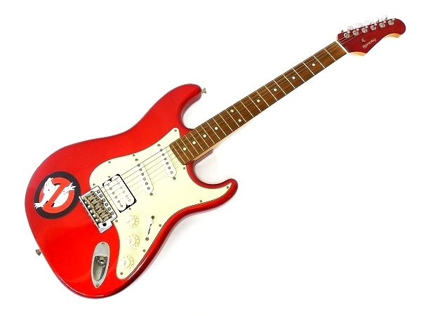 エレキギター　HISTORY ストラトキャスター　赤 HISTORY Red Bordeaux HST-Performance ハムバッカー切替可能 エレキ