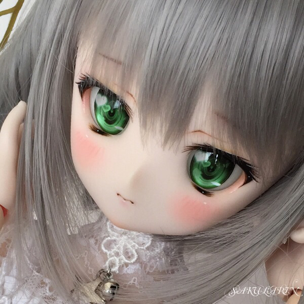 さくらぱん◇DDH-01 セミホワイト カスタムヘッド +アイ