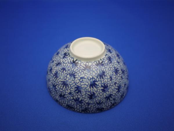 江戸期　古伊万里　染付　花唐草文　3.3寸　茶碗 江戸期 古伊万里 染付 花唐草文 3.3寸 茶碗 古伊万里染付