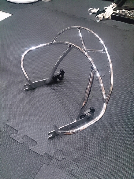 超希少 タンデムシートハンドレール ハーレー FLSTS ソフテイル (純正 