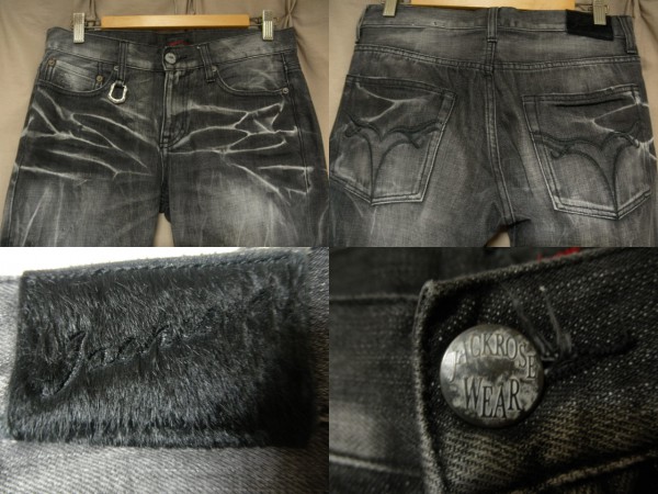 極上！JACK ROSE ジャックローズ ユーズド加工 デニムパンツW31
