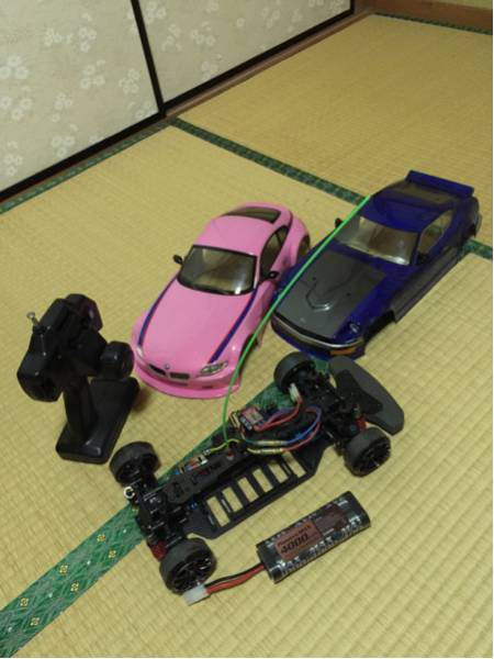 タミヤ tt-01 カスタム セット ドリフト カーボンシャーシ ホビー