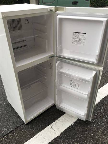 都内送料込 稀少デザイン MUJI 無印良品 2ドア冷蔵庫M-R14C 137L