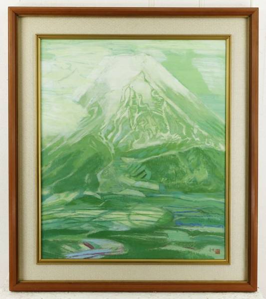5○上田久之 肉筆油絵 F8号「風景画」(^B0BnC Yahoo!オークション