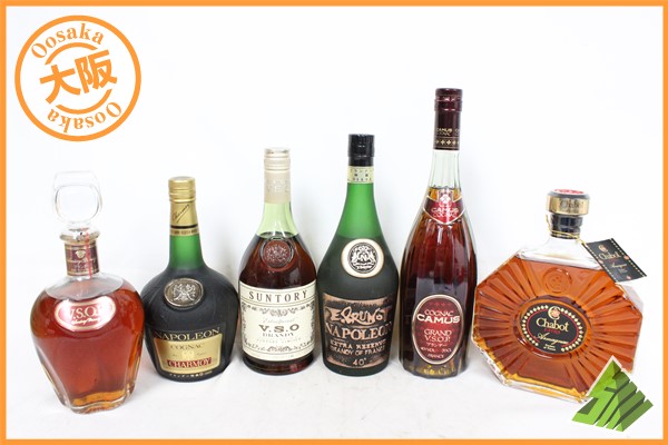 ◇注目! ブランデー 6本セット カミュ グランド VSOP 等 G ◇注目