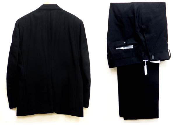 未使用 person's for men ブラック スーツ AB4 背抜き ネーム入